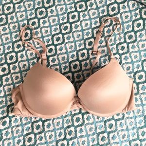 Aerie Maddie Pushup Bra Nude